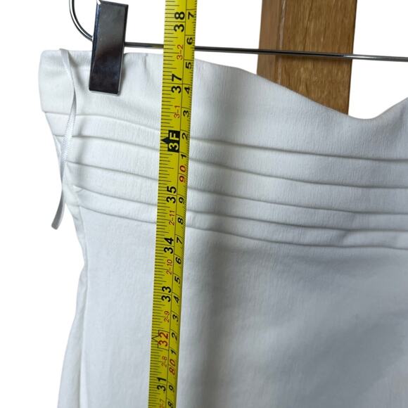 Zara NWT Midi Draped White Dress Size Small S - Picture 3 of 6